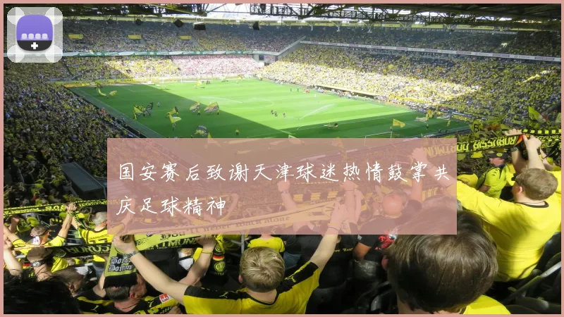 国安赛后致谢天津球迷热情鼓掌共庆足球精神